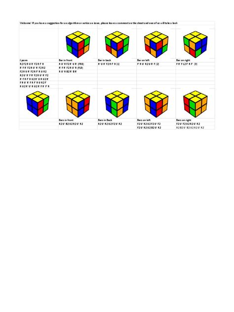 Best 2x2 Algs Pdf