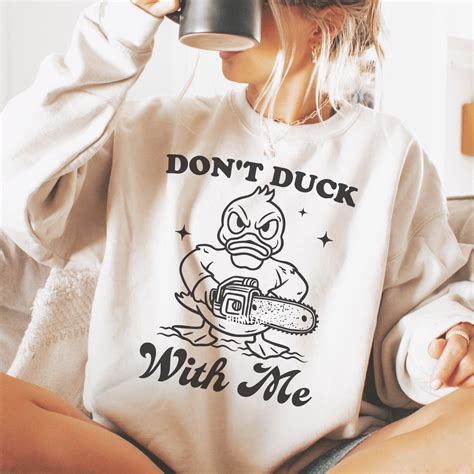 Don T Duck With Me Svg Png Files Trendy Funny Duck Png Design For Tee