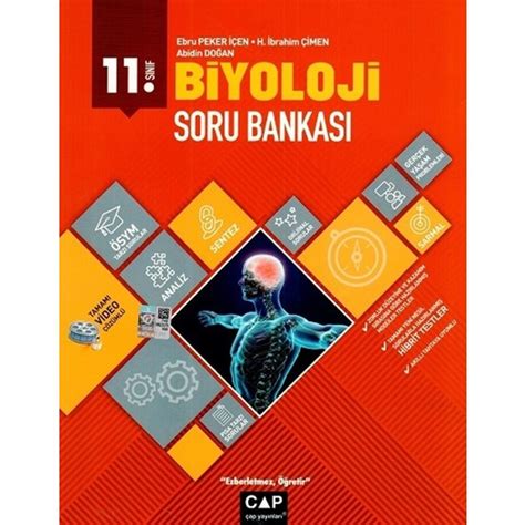 Çap Yayınları 11 Sınıf Anadolu Lisesi Biyoloji Soru Bankası Kitabı