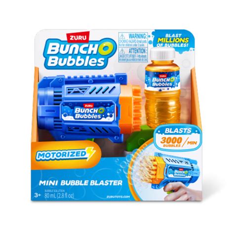 Zuru Bunch O Bubles Motorized Mini Bubble Blaster Ct King Soopers