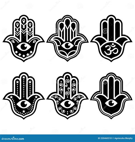 Simple Hamsa Hand Designs