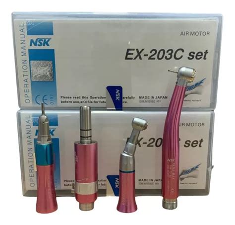 Kit Academico Rosa Odonto Nsk Led E Contra Pusch Botton