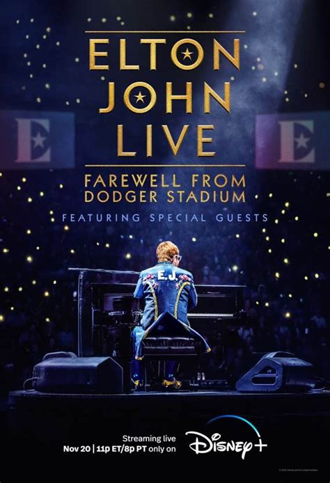 Disney Shares Key Art More Details On Elton John Live Farewell From