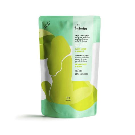 Repuesto Crema Corporal Hidratante Noche Tododia Natura 400 Ml