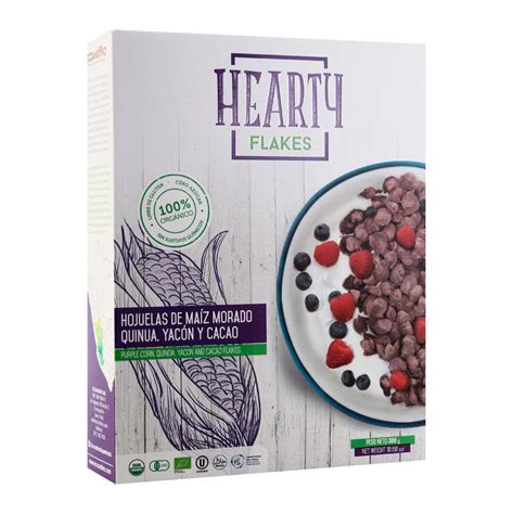 Cereal Orgánico Hearty Flakes Ecoandino Caja 300 G Wongpe