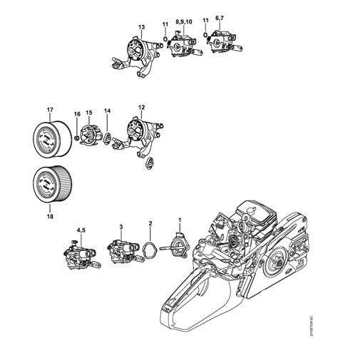 Stihl Ms 251 Chainsaw Ms251 Cbe 2 Mix Parts Diagram Carburetor Bracket