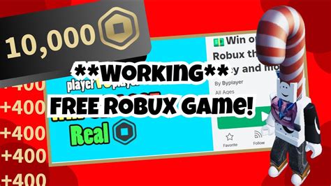 *Working* FREE ROBUX game! - YouTube