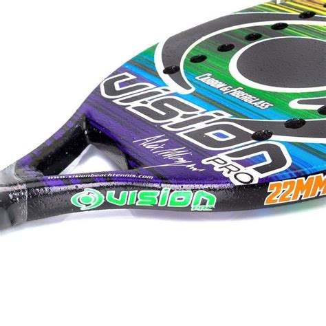 Raquete De Beach Tennis Vision Super Carbon Team Capa Adulto