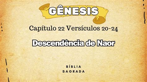 G Nesis Cap Tulo Descend Ncia De Naor Youtube