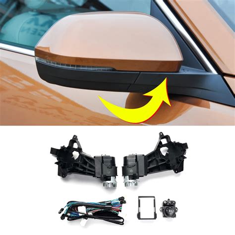 Espejo Retrovisor Lateral Para Coche Kit De Motor Plegable Para VW