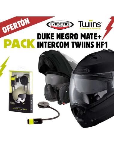 Pack Casco Modular Caberg Duke Manos Libres Twiins Hf