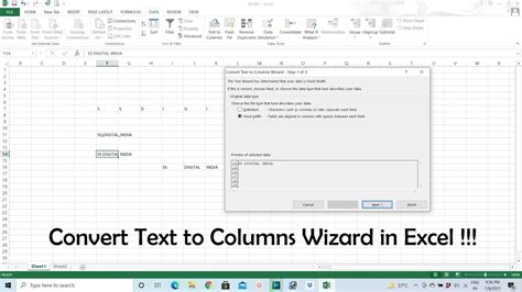 How To Use Convert Text To Columns Wizard In Excel Youtube