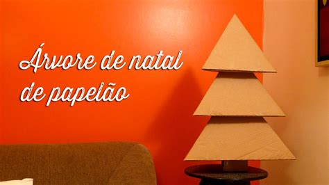 Rvore De Natal De Papel O Cardboard Christmas Tree Youtube