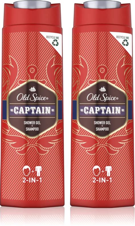 Old Spice Captain gel de duche e champô 2 em 1 notino pt