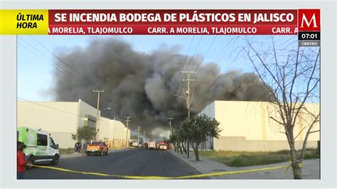 Se incendia bodega de plásticos en Tlajomulco Jalisco Grupo Milenio