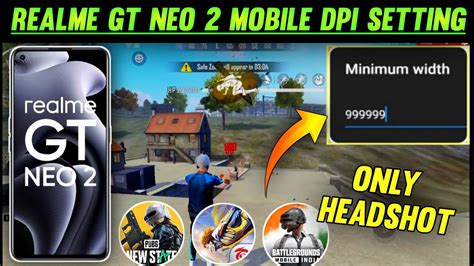 Realme Gt Neo Free Fire Auto Headshot Dpi Hud Sensitivity Setting Free