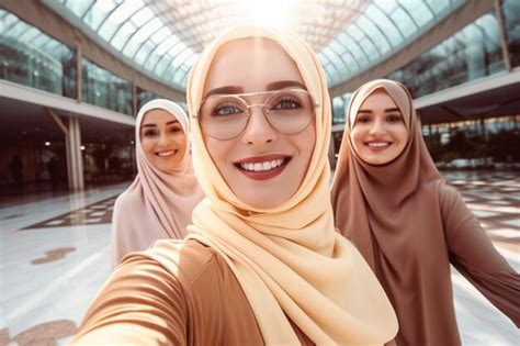 Premium Ai Image Woman Ready For Vacation During Eid Mubarak Holiday