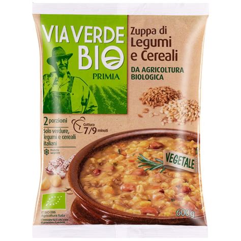 Via Verde Bio Primia Zuppa Legumi E Cereali Gr Da Agricoltura