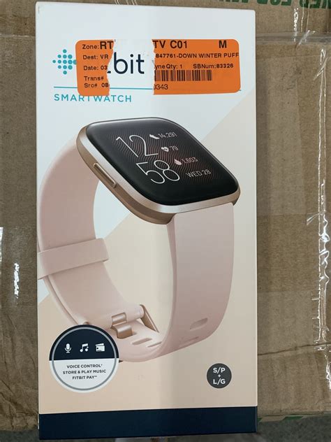 Fitbit Versa 2 Health Fitness Smartwatch W Heart Rate FB507RGPK