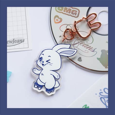 Newjeans New Jeans Keychain Bunny Tokki Binky Bong Acrylic Charm