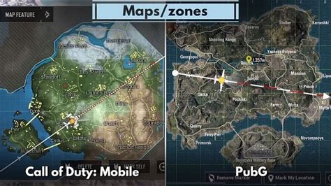 Pubg Mobile Vs Cod Mobile Major Differences Between Battle Royale