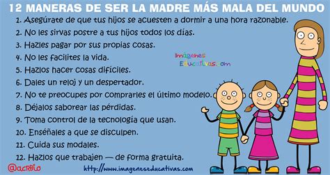 12 MANERAS DE SER LA MADRE MÁS MALA DEL MUNDO Imagenes Educativas