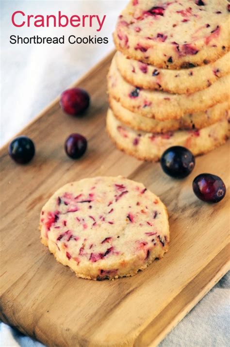 Cranberry Shortbread Cookie Recipe Turning The Clock Back