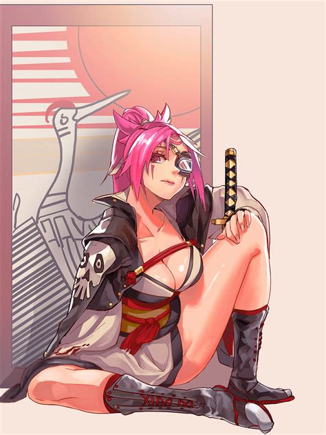 Baiken Baiken Game Art Guilty Gear Game Art