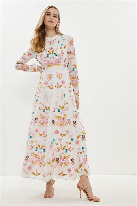 Dresses Statement Embroidered Maxi Dress Coast Embroidered Maxi