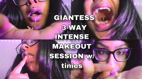 LilithIsFat Horny Giantess 3 Way Makeout Session With Tinies ManyVids