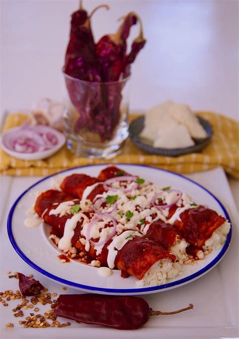 Enchiladas Rojas De Queso Presley S Pantry