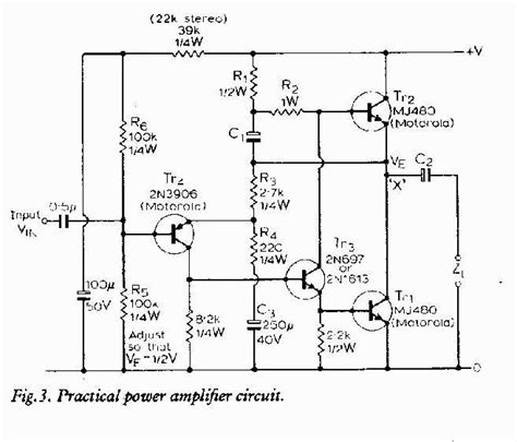 A Practical Power Amplifier Circuit Electrical Engineering Books