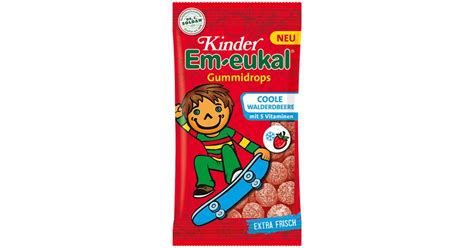 Kinder Em Eukal Coole Walderdbeere Gummidrops G Sweets Ch