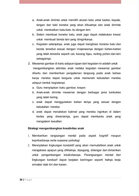 Modul Pengembangan Bakat Dan Kreativitas PDF