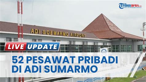 Pesawat Pribadi Mengajukan Parkir Di Bandara Adi Sumarmo Jelang