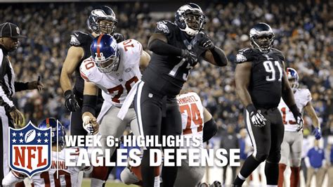 Eagles Defense Highlights Week 6 Giants Vs Eagles Nfl Youtube