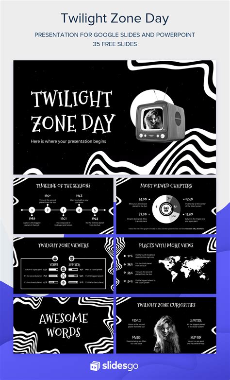 Twilight zone day google slides theme powerpoint template – Artofit