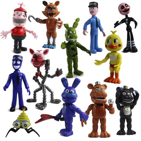 Aliexpress Buy 12pcs Set Five Nights At Freddy S Action Figure