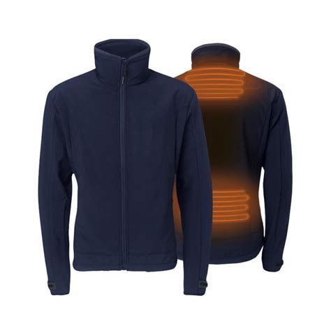 Veste Chauffante Softshell Pour Homme Avec Batterie Rapidpower Bleu