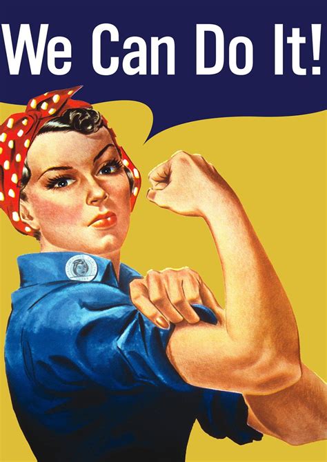 Toland Home Garden We Can Do It Rosie The Riveter Patriotic Flag Double