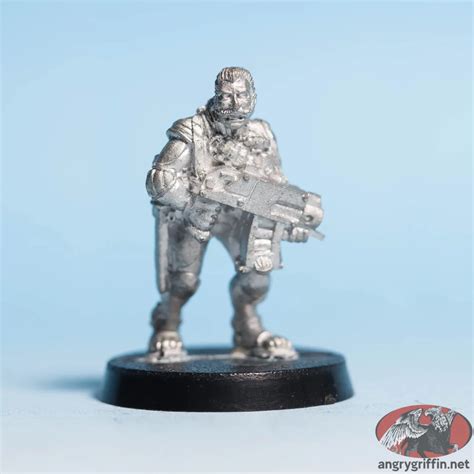 Metal Necromunda Van Saar Ganger with Boltgun – Angry Griffin