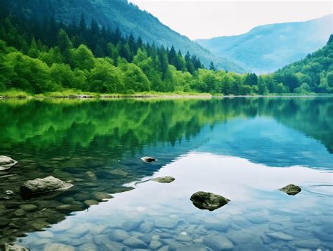 绿水青山正面远景山风景自然风景自然风光旅游宣传图片下载 觅知网