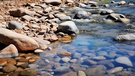 The Mesmerizing Texture Of River Water Background Water Reflection