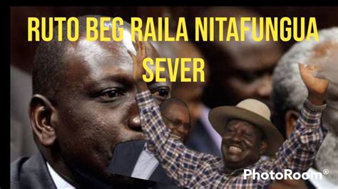 LIVE PRESIDENT RUTO BEG RAILA ODINGA ASIFANYE MAANDAMANO NITAFUNGUA