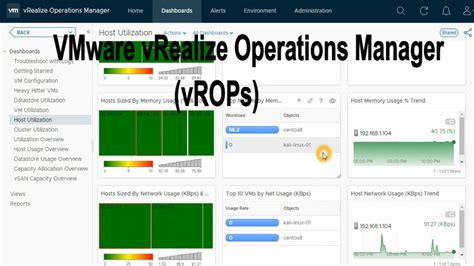 Introduction To VMware VROPS VRealize Operations Manager YouTube