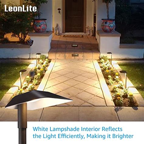 LEONLITE 12 Pack LED Low Voltage Pathway Lights 5W 400LM 12 15V AC DC