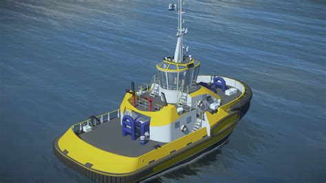 Riviera - News Content Hub - UK team design all-electric ASD tugboat