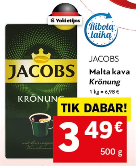 Lidl Akcija Malta Kava JACOBS KRONUNG 500 G 3 49 Nuo 2018 03 29 Iki