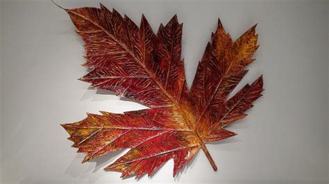 Maple Leaf Sculpture By Sri Ananda Preman Fine Art America