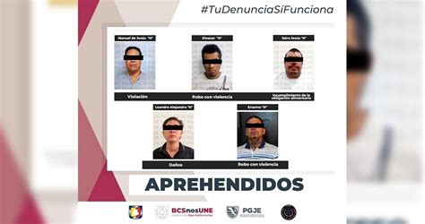 Son Detenidas Cinco Personas Por Diversos Delitos En Bcs Diario El